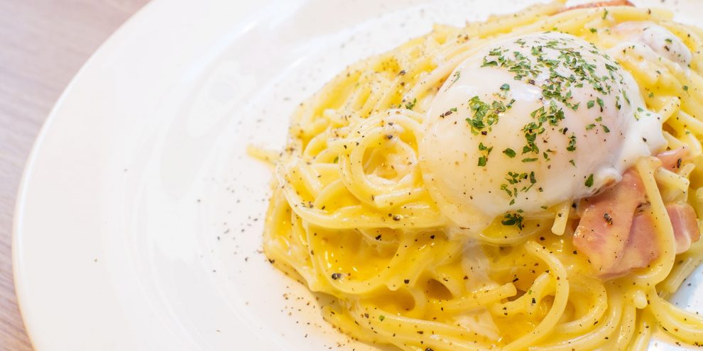 Nihon – Carbonara – the perfect egg – creamy egg